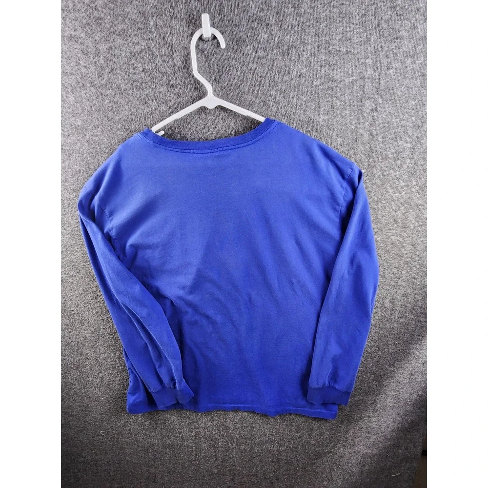 Polo Ralph Lauren Men's XL Royal Blue LS Pocket T-Shirt Pony Logo Cotton Classic